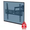 Seinale kinnitatav telerihoidik ESPERANZA ERW016 kuni 70-tollistele teleritele, must, 45 kg kandevõime, VESA 75x75–400x400, kaldenurk 15°
