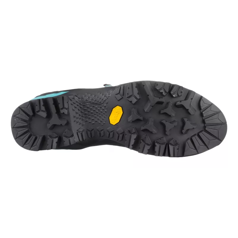 Salewa MTN Trainer Mid GTX naiste matkasaapad, must-sinised, nahk-seemisnahk, Vibram WTC