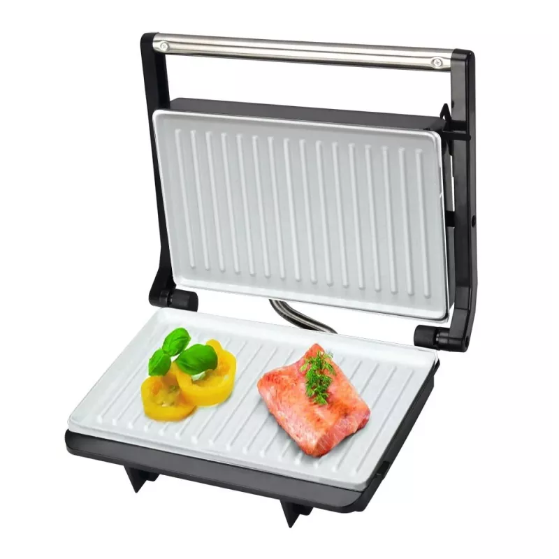 Elektriline keraamiline kontaktgrill ESPERANZA EKG013 850W, mittenakkuvad plaadid, 230×145 mm küpsetuspind