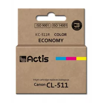Actis KC-511R tindikassett (asendus mudelile Canon CL-511; standard; 12 ml; värv: tsüaan, magenta, kollane)