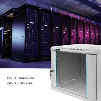 Rack-kapp QOLTEC 19-tolline 9U 600x500x600 seina- või põrandapaigaldusega serverikorpus