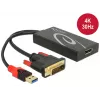 DVI-D 24+1 + USB-A / DisplayPort 20-kontaktiline kaabel DeLOCK 62596