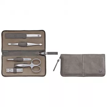 Maniküüri-pediküüri kinkekomplekt ZWILLING 97445-005-0 roostevaba teras taupe 5 tarvikut