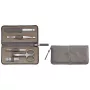 Maniküüri-pediküüri kinkekomplekt ZWILLING 97445-005-0 roostevaba teras taupe 5 tarvikut