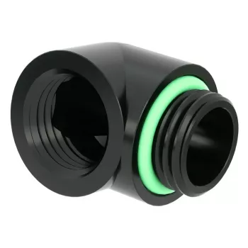 Barrow Dazzle Adapter 90 kraadi G1/4 toll AG kuni G1/4 toll IG - must (TDWT90-B01 B)