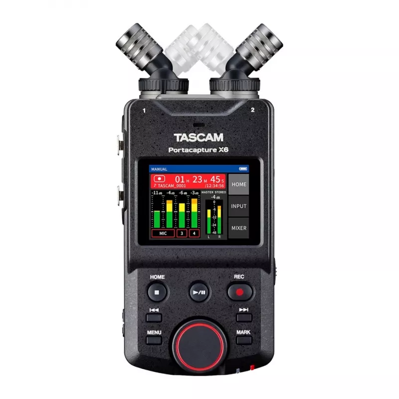 Tascam Portacapture X6 - kaasaskantav, kõrge eraldusvõimega mitmerajaline salvesti