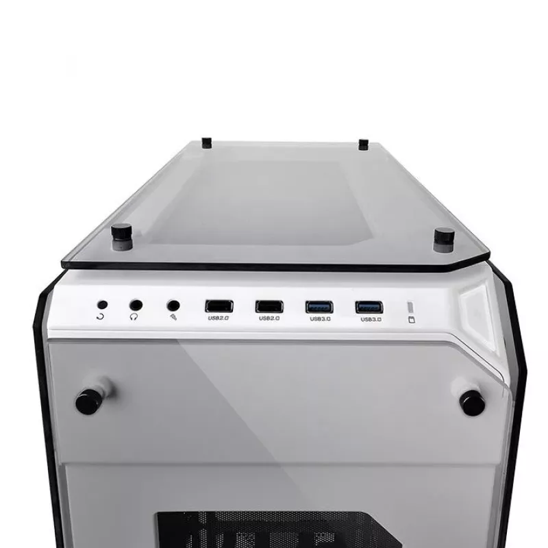 Case View 71 Riing Karastatud Klaasiga E-ATX Täistorn - Lumivalge