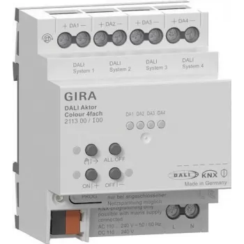 GIRA 211300 DALI juhtplokk Värv 4f KNX REG (211300)