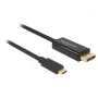 Video kaabli adapter USB USB-C DisplayPort DeLOCK 85255