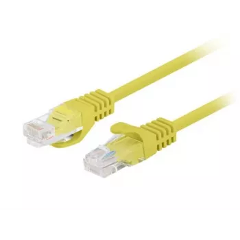 PATCHCORD Cat.5E UTP 1M Kollane FLUKE PASSED LANBERG 10-PACK