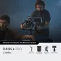 Käsikaamera stabilisaator DJI RS 4 Pro Must süsinikkiud 360° panoraam