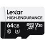 microSD kõrge vastupidavusega kaart 64GB C10 A1 U1 V30 100/35MB/s