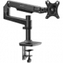 Lauamonitori kinnitus ONKRON MS75-B 43,2–96,5 cm (17-tolliste kuni 38-tolliste) ekraanide jaoks, klamber/läbiviigutihend, kuni 11 kg, VESA 75×75–100×100, kõrguse reguleerimine, pööramine ja kallutamine