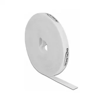 Paigaldusteip DeLOCK takjarull pikkus 10 m x laius 15 mm valge