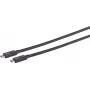 USB-C kaabel ShiverPeaks 13-72005 USB-C to USB-C 0,25 m TB4 UltraFlex