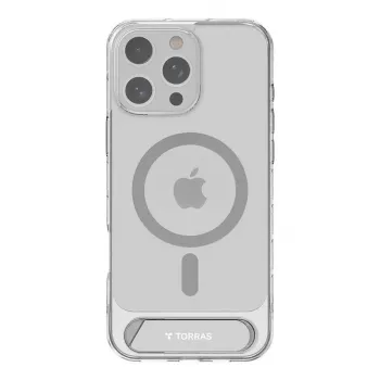 Torras Pstand Series ümbris mudelile iPhone 16 Pro (clear)