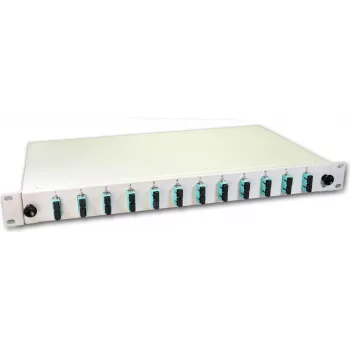 Lightwin LWL Splice Box, 24 fiibrile, 12x DSC multirežiimiline, 50/125µm OM3 kiudoptiliste jätkukarpide komplektid (SPBOX 24G50 OM3 DSC)