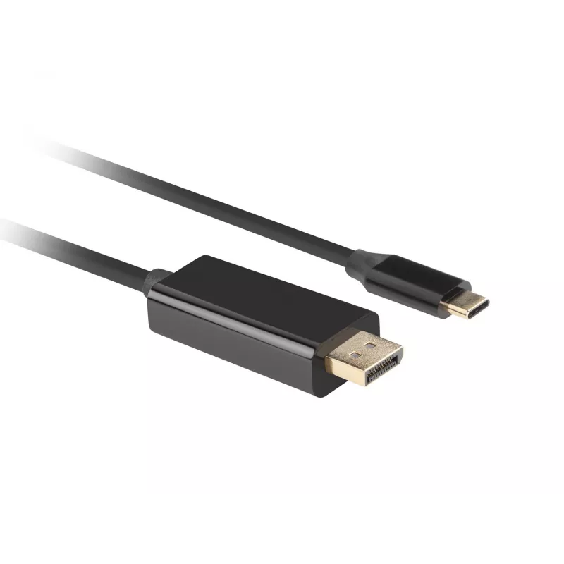 LANBERG CA-CMDP-10CU-0030-BK videokaabli adapter, 3 m, USB USB-C DisplayPortile, 4K@60Hz/144Hz tugi