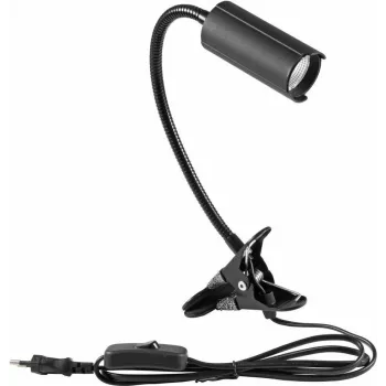 LED-prožektor EUROLITE KKL-7 3000K Must — 3000 K soe valge, kompaktne lava-/visuaalvalgusti