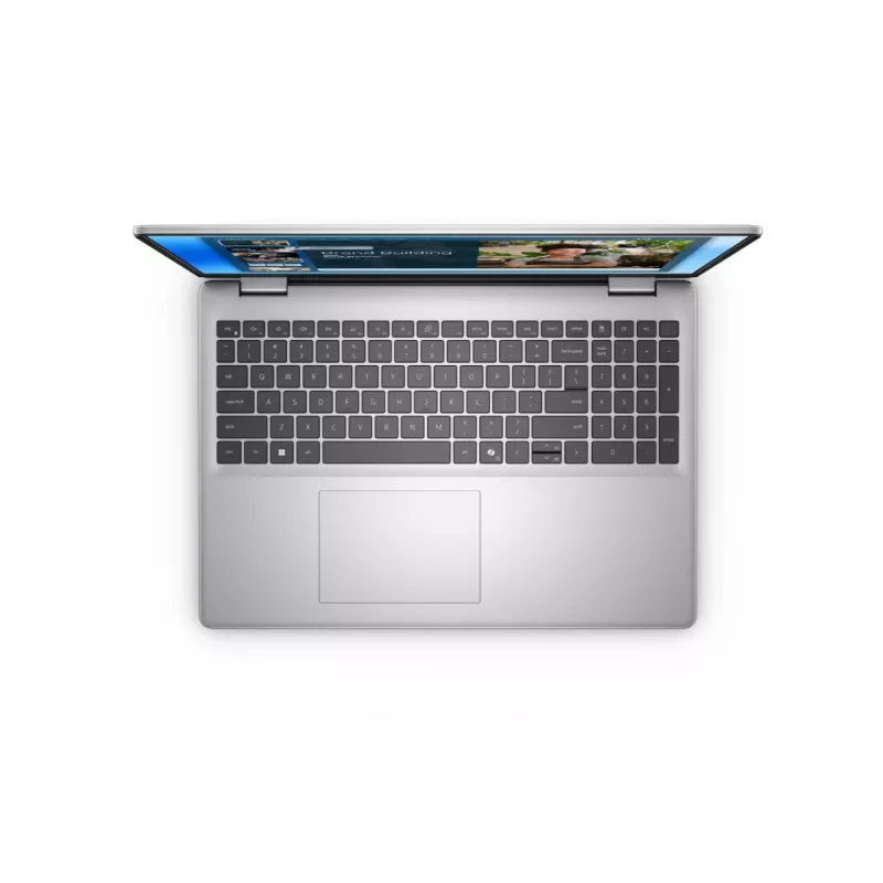 Sülearvuti Dell 16 AG 2.5K i7-150U, 16GB RAM, 512GB SSD, Intel Graphics, Ubuntu, taustvalgustusega ENG klaviatuur, sõrmejäljelugeja, hõbedane, 3-aastane OnSite