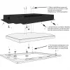 Tablet security enclosure ALLNET ALLTCOVER15NWV1 15 inch Valge