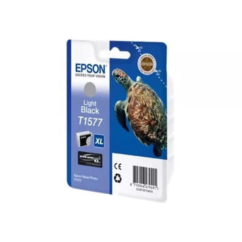 Epson Turtle T1577 Helemust, kõrge (XL) tootlusega, helemust, pigmendipõhine tint, 25.9 ml, 1 tk, 23000 lehekülge