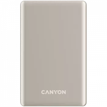 Canyon OnPower 505 - Powerbank - 5.000 mAh - sisend USB-C - väljund USB-C PD 20W + juhtmevaba magnet 1