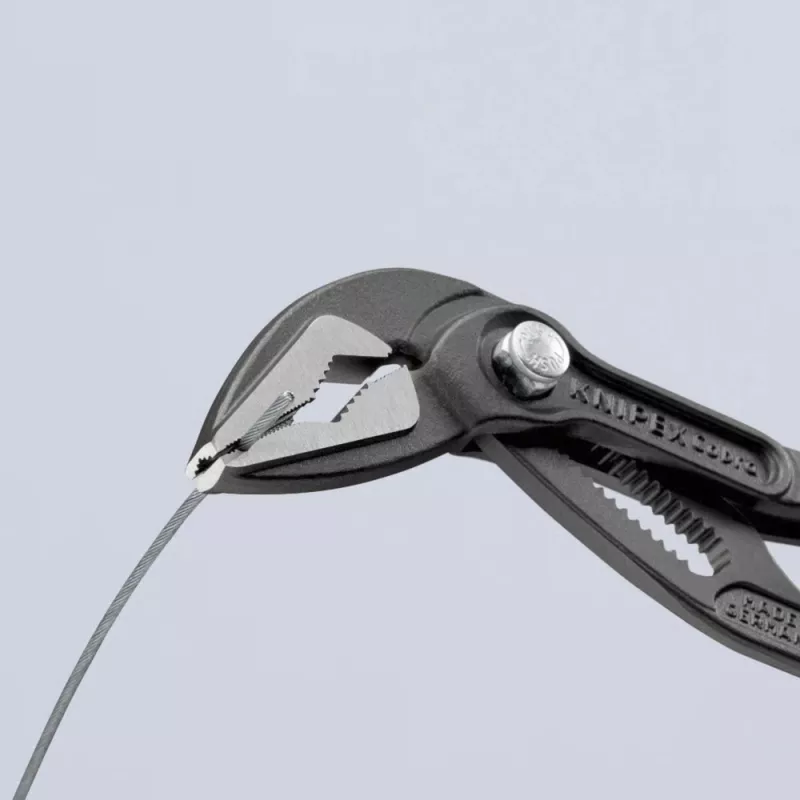 Veepumba tangid Knipex Cobra ES 87 51 180 SB – reguleeritava lõuaga 0–45 mm