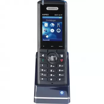 AGFEO DECT 60 IP - Juhtmeta laienduslähitoru - DECT - Must