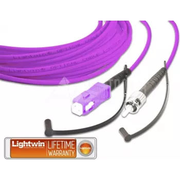 Lightwini kvaliteetne simpleks LWL patch-kaabel, MM OM4, SC - ST LWL patch-kaabel (LSP-50 SC-ST 2.0 OM4)