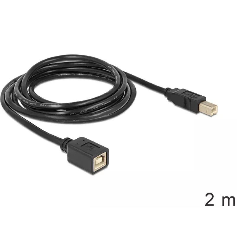 USB-kaabel DeLOCK USB2.0-B 2m USB B must