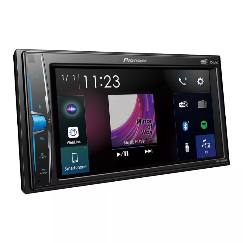 Automeediavastuvõtja Pioneer DMH-A3300DAB must Bluetooth 2 DIN 50 W