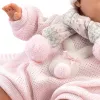 Nukk Llorens Nuttev Nukk 38938 Roosidest Valmistatud, 38 cm elutruu beebinukk