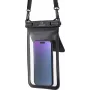 Renkforce Veekindel Nutitelefoni Ümbris Outdoorcase Universaalne Must, Läbipaistev Veekindel, Kanderihmaga, Tolmukindel RF-6956970 (RF-6956970)