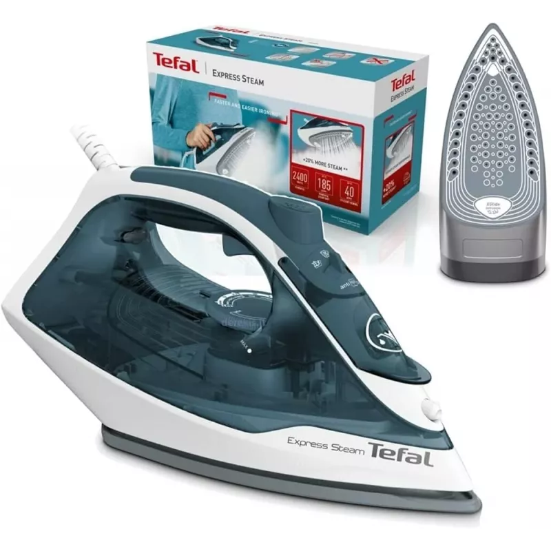 Tefal FV2839 Dry & Steam triikraud Cerilium tallaga 2400 W sinine, valge