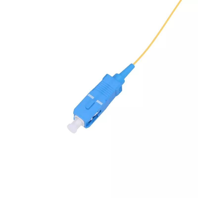 Pats SC/UPC PVC Üherežiimiline Extralink G.657.A1 FTTH 900µm 1 m kollane