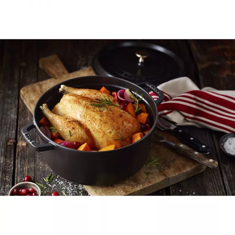 Vormiroog ZWILLING STAUB LA COCOTTE 5,25 L ümmargune, malm, emailitud, kaas kaasas