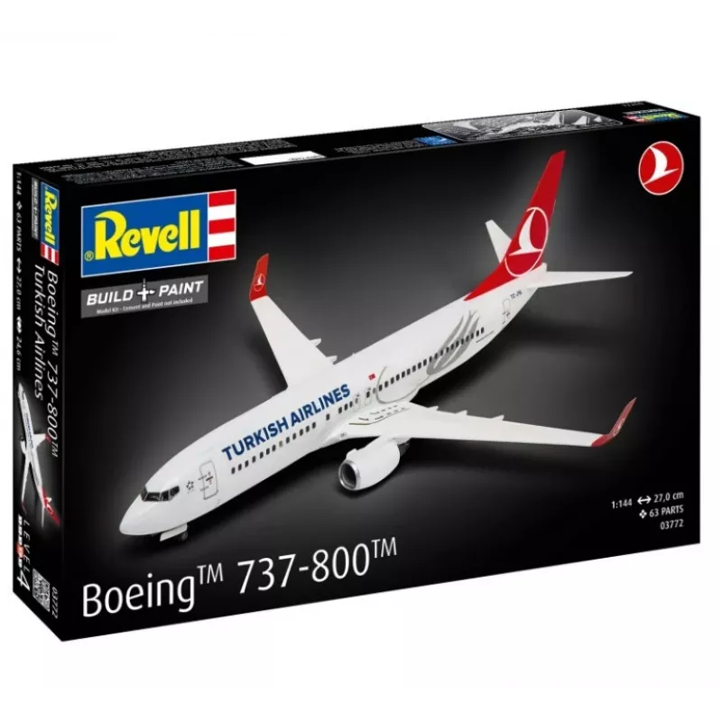 Plastmudellennuk REVELL Boeing 737-800 Turkish Air mõõtkavas 1:144