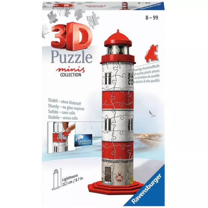 Pusle 54 osaga 3D Mini tuletorn