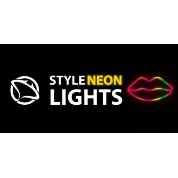 Neoontuled MANTA SNL61RGB LIPS RGB värvimuutev dekoratiivmärk, mudel SNL61RGB
