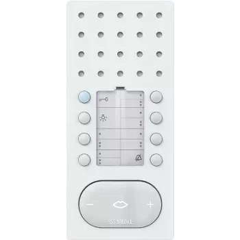 Siedle BFC 850-0 - Juhtmega - Valge - Juhtpult - 91 mm - 27 mm - 201 mm