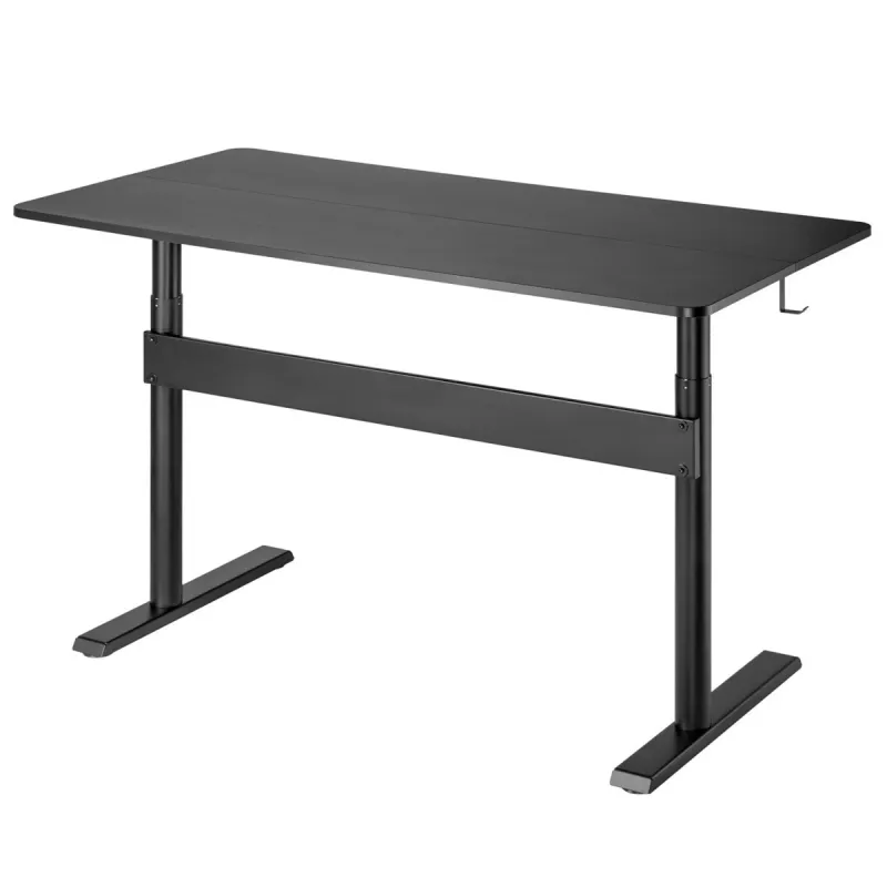 Ergo kontorilaud lauaplaadiga, gaasvedru mehhanismiga, reguleeritava kõrgusega, seismiseks ja istumiseks, maks. kõrgus 115 cm, ER
