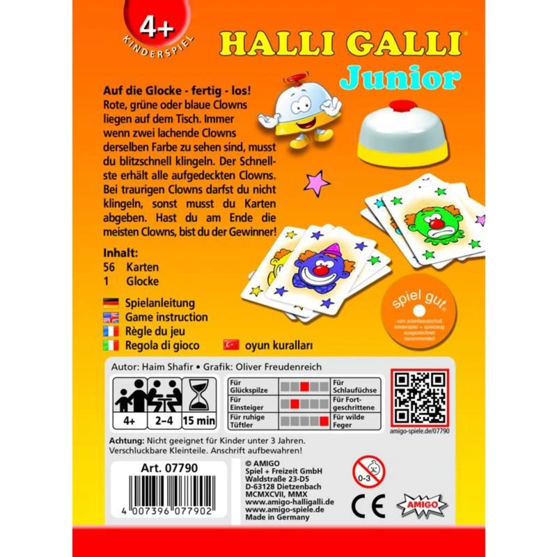 Halli Galli Junior, kaardimäng