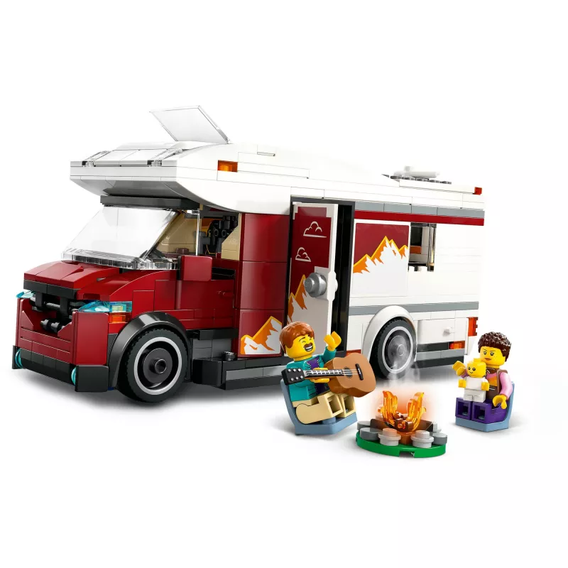 Ehitusmänguasi LEGO City Adventure Camper 60454, 385 tk, kõrgus 80 mm, vanusele 6+