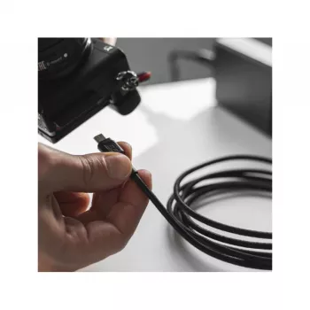 USB 2.0 kaabel roheline Cell KABGC20 — USB-A kuni Micro-USB-B, 1,2 m, must