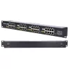 Extralink Gigabit PoE-sisestaja 16 porti 16x 1000Mb/s RJ45, raamile paigaldatav