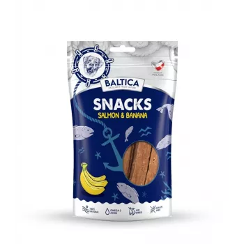 BALTICA Snacks lõhe ja banaaniga - koeramaius - 80g
