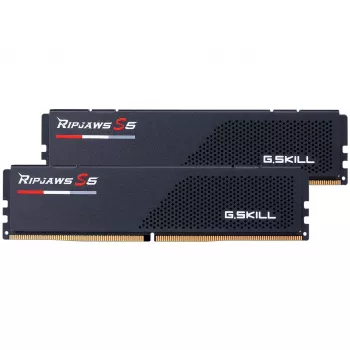 DIMM 96 GB DDR5-6000 (2x 48 GB) kahekomplekt, mälu must, F5-6000J3036F48GX2-RS5K, Ripjaws S5, INTEL XMP