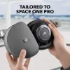 Kõrvaklappide ümbris Anker Soundcore Space One Pro magnetiliste metallnööpidega, hall