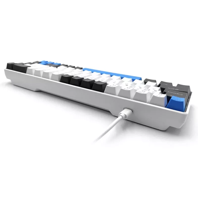 Mehaaniline klaviatuur MEDIA-TECH MT1259 Red Core MX60, 60% vormitegur, CHERRY MX Red lülitid, RGB taustvalgustus, USB, kõrge profiiliga klahvid